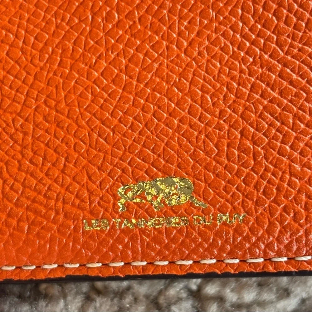 Les Tanneries du Puy Orange Leather Wallet​ - Picture 4 of 7